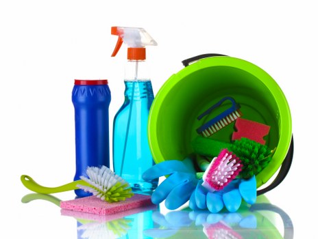 Carpet cleaning team focusing on sustainable waste sorting in W1S