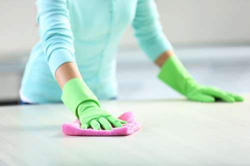Example carpet cleaning job in a central London flat