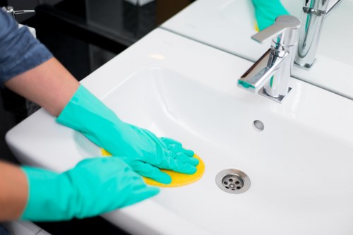 Final finishing clean after building work in a W1S residential or commercial space